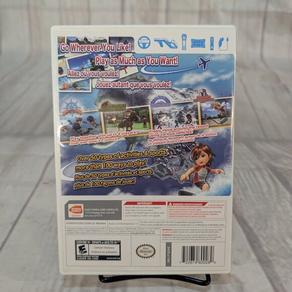 Bandai Namco Go Vacation Action & Sports Video Game for Ninteno Wii CIB - Picture 2 of 8